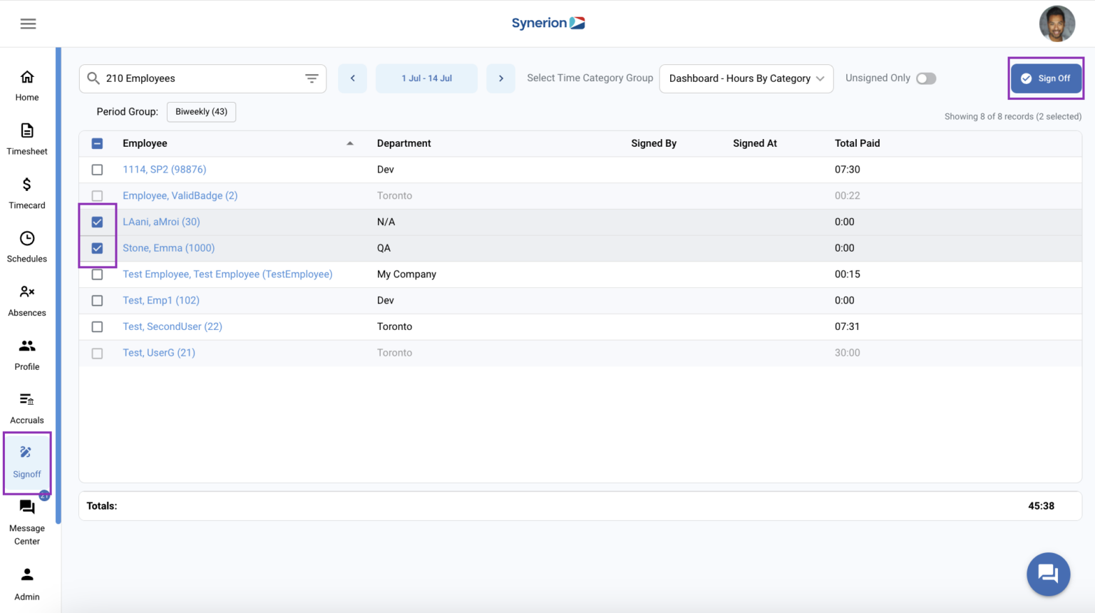 Quick Start Guide Administrator – Synerion Agile Help