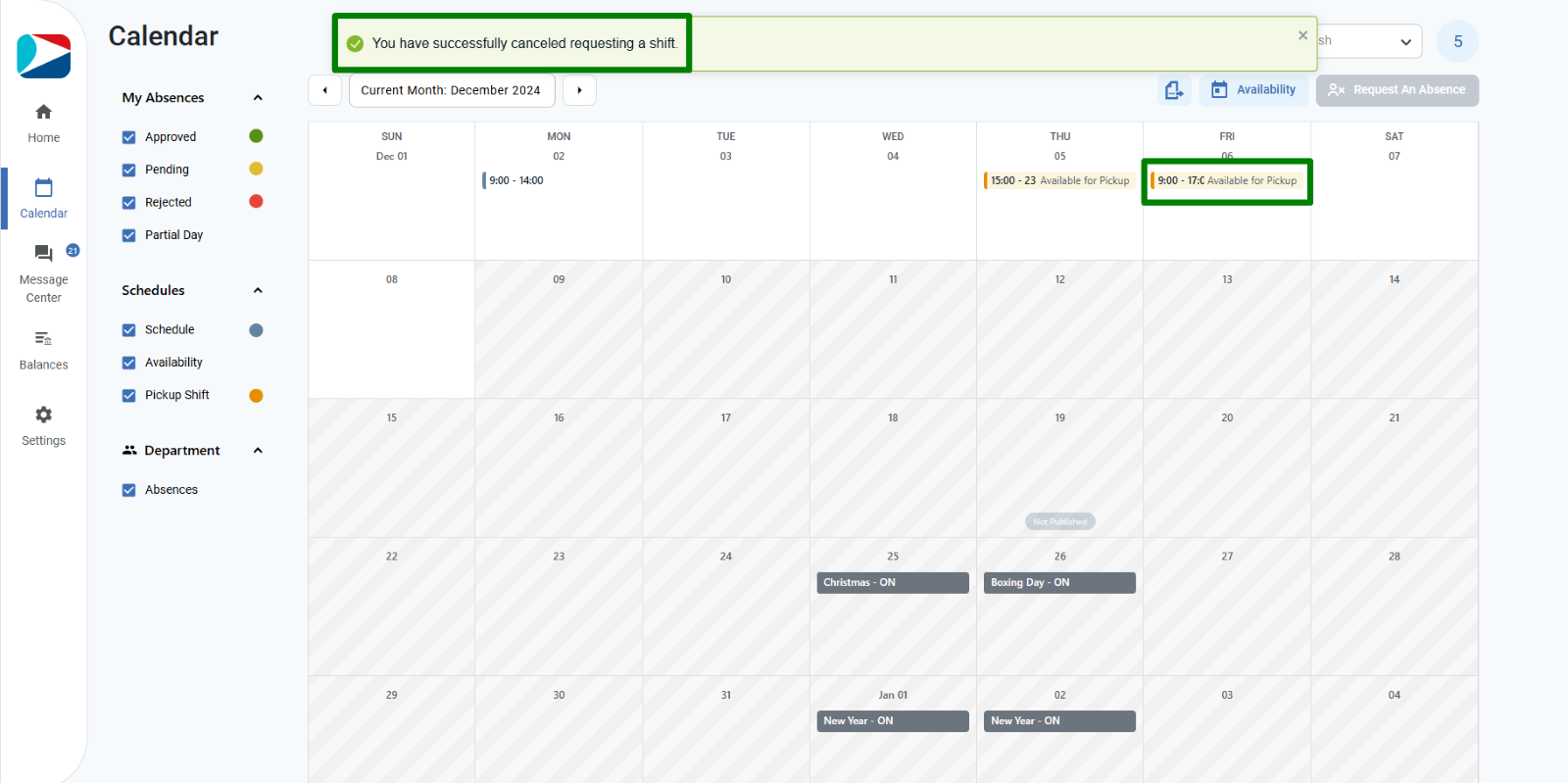 A screenshot of a calendar  Description automatically generated